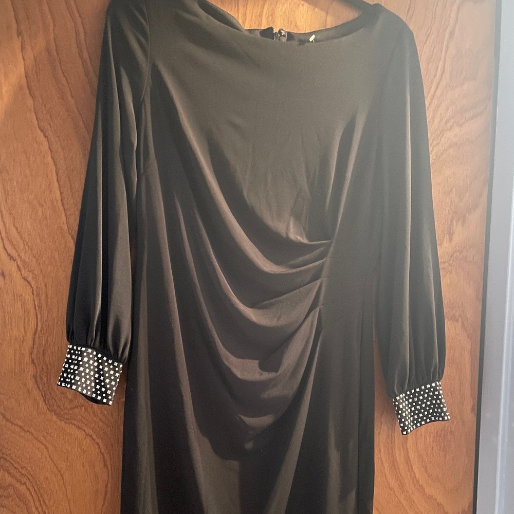 Black cocktail dress